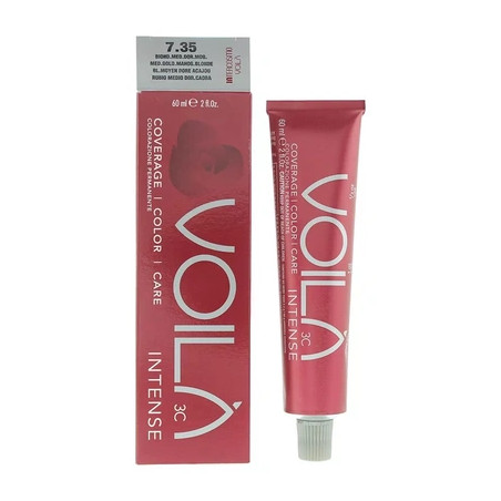 Intercosmo Voila 3c 7.35 Medium Golden Mahogany Blonde Hair Colour For Women