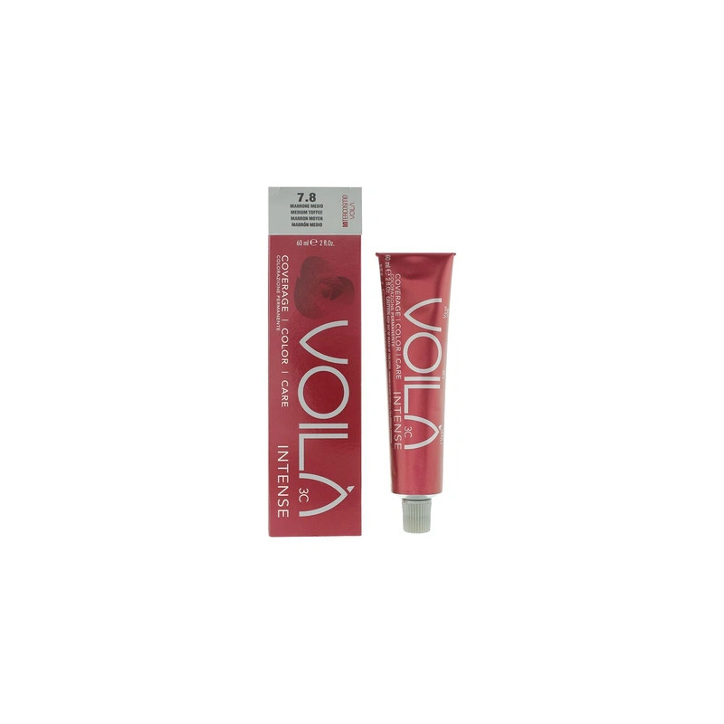 Intercosmo Voila 3c Intense 7.8 Medium Toffee Hair Colour For Women
