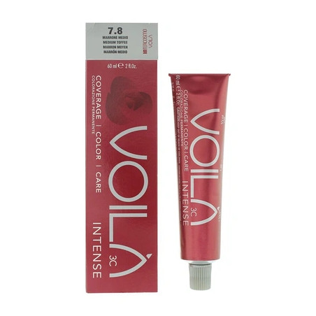 Intercosmo Voila 3c Intense 7.8 Medium Toffee Hair Colour For Women