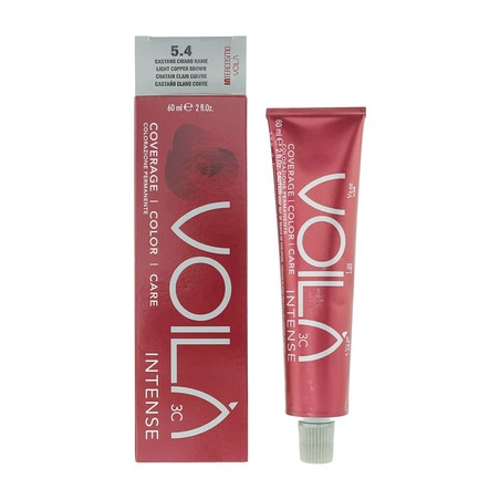 Intercosmo Voila 3c Intense 5.4 Light Copper Brown Hair Colour For Women