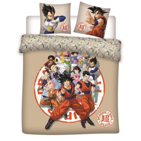 DRAGON BALL SUPER - Parure de lit 240x220cm 2x65x65cm