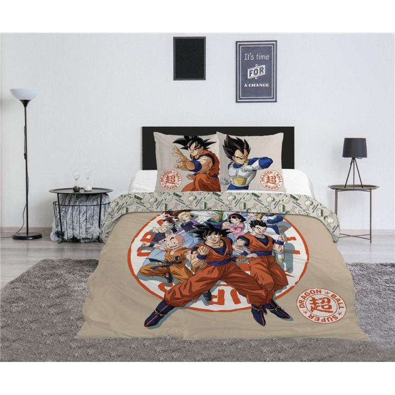 DRAGON BALL SUPER - Parure de lit 240x220cm 2x65x65cm