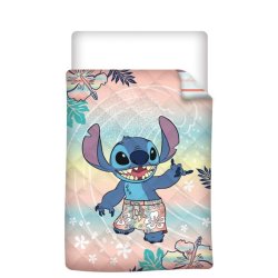 DISNEY - Stitch "Plage" - Couverture en Quilt 140x200cm
