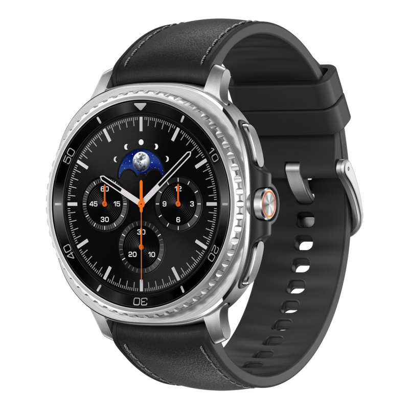 Samsung Galaxy Watch 8 Classic 3.3 cm (1.3") AMOLED 46 mm Digital 438 x 438 pixels Touchscreen 4G Silver Wi-Fi GPS