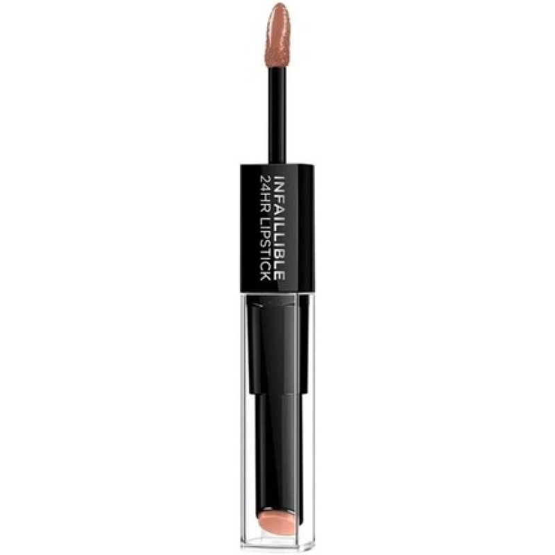 L'Oreal Paris Infallible 24HR 2 Step Lipstick 113 Invincible Sable Invincible 1 Count