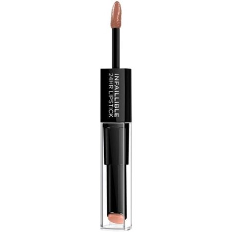 L'Oreal Paris Infallible 24HR 2 Step Lipstick 113 Invincible Sable Invincible 1 Count