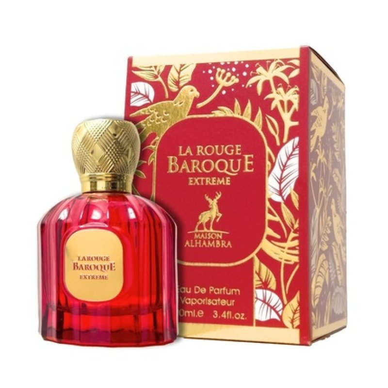 Maison Alhambra La Rouge Baroque Floral Woody Amber Musky Eau De Parfum