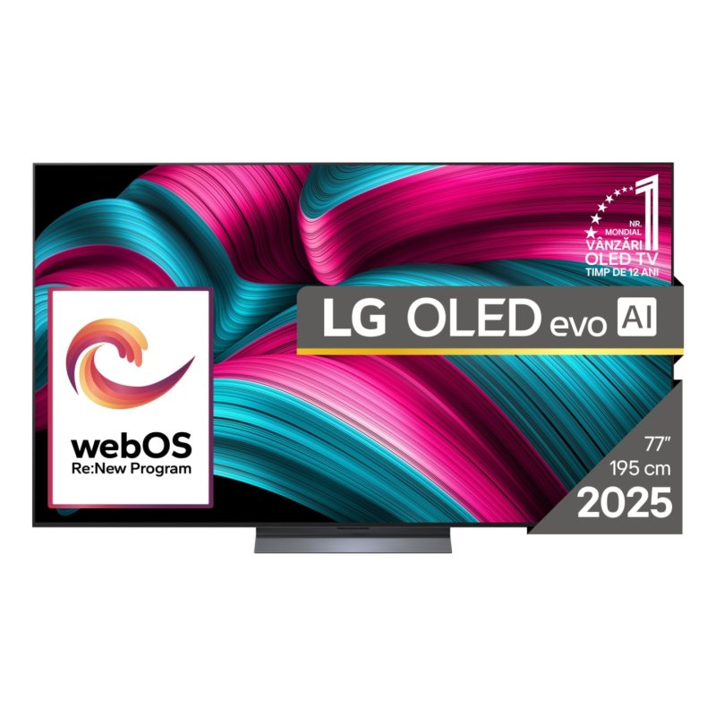 LG OLED evo AI OLED77C51LA TV 195,6 cm (77") 4K Ultra HD Smart TV Wifi Noir