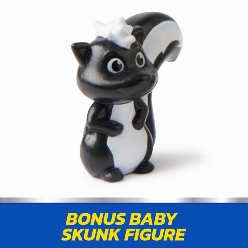 PAW Patrol Pat' Patrouille, Coffret de figurines Ruben et M. Porter avec figurine de moufette, jouets pour filles et