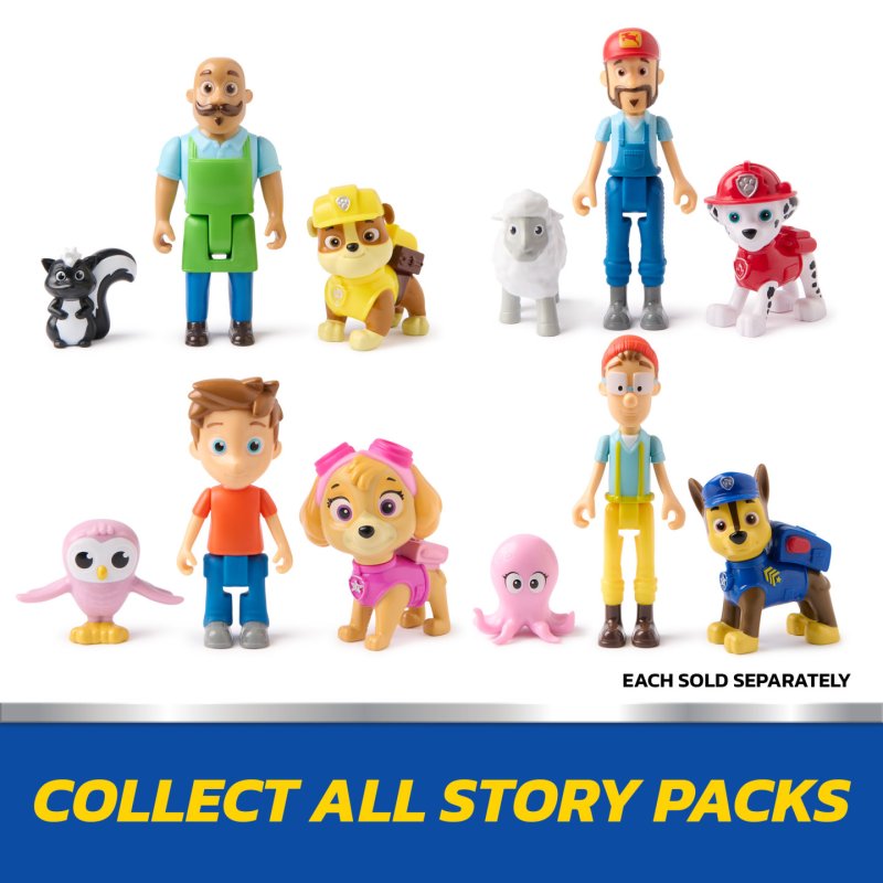 PAW Patrol Pat' Patrouille, Coffret de figurines Stella et Alex Porter avec figurine Petit Bout, jouets pour filles et