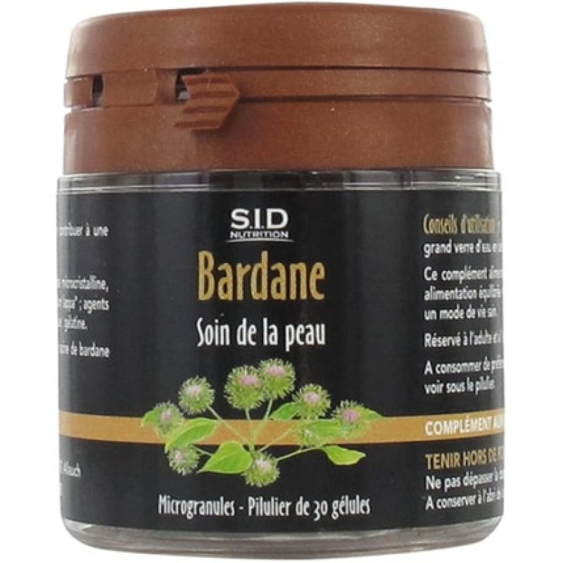Sid Nutrition Skin Care Burdock 30 Capsules