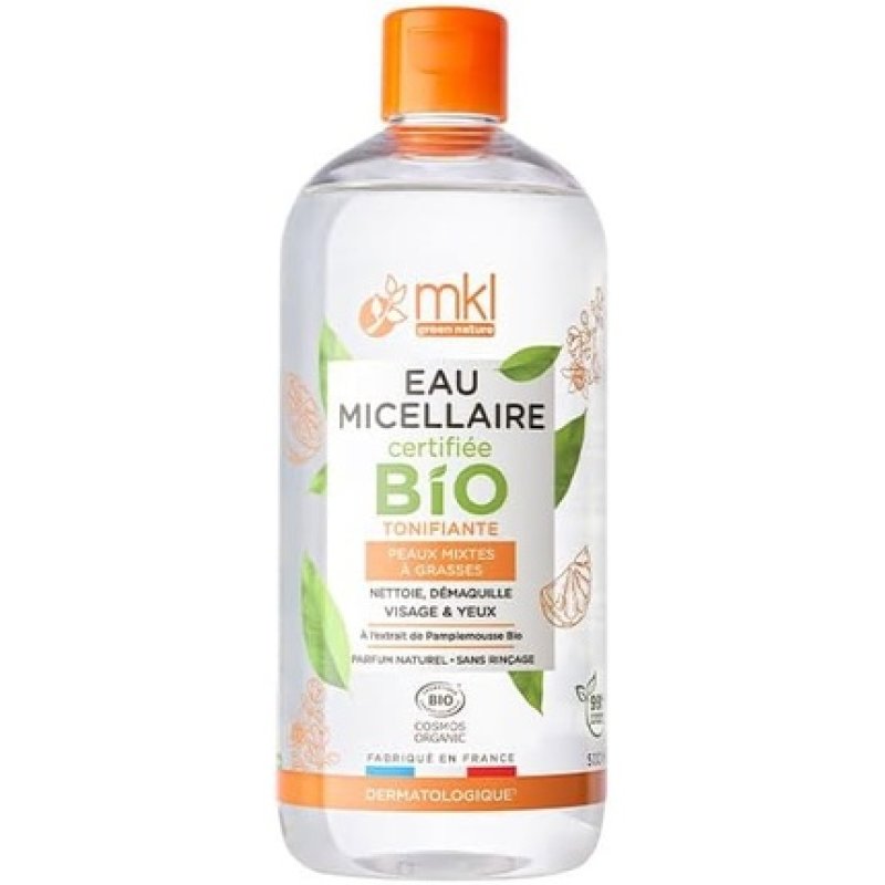 Mkl Green Nature Organic Toning Micellar Water 500ml for Combination to Oily Skin