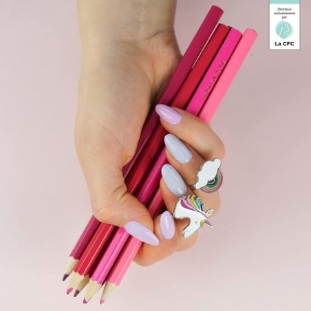 HI HYBRID 300 Nail Polish Violet White 5ml