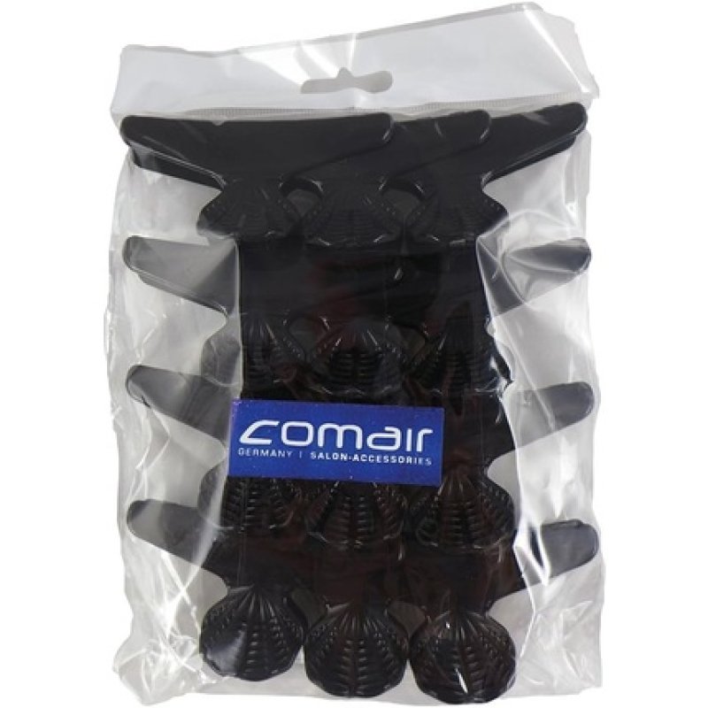Comair Fashion Hair Clips 12 Pieces Black