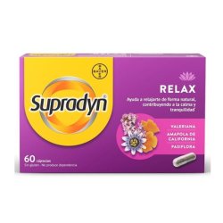 Supradyn Relax 60 Capsules - Dietary Supplement For Stress Relief