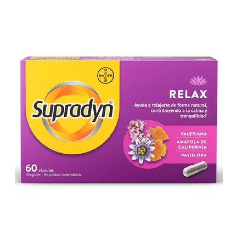 Supradyn Relax 60 Capsules - Dietary Supplement For Stress Relief