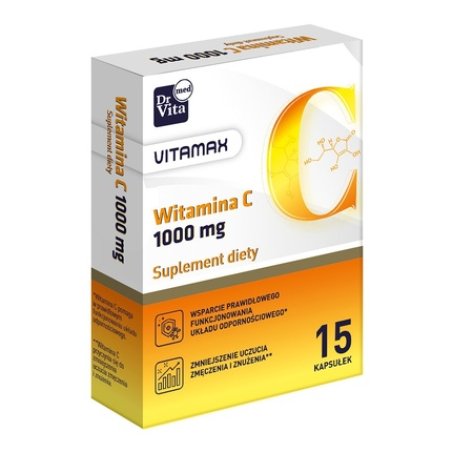 Dr Vita Vitamin C 1000mg Dietary Supplement 15 Capsules