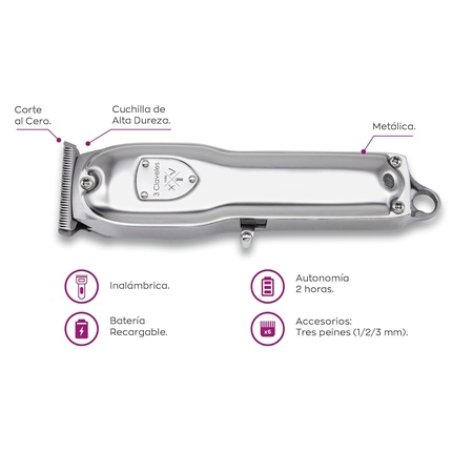 3 Claveles Professional Wireless and Trimming Machine Zero Cut