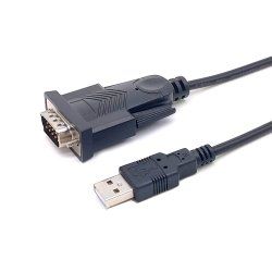 Equip USB-A to Serial (DB9) Cable, M/M 1.5m