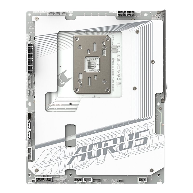 GIGABYTE X870 AORUS STEALTH ICE Carte Mère – Prend en charge les processeurs AMD Ryzen 9000, VRM numérique 16 2 2