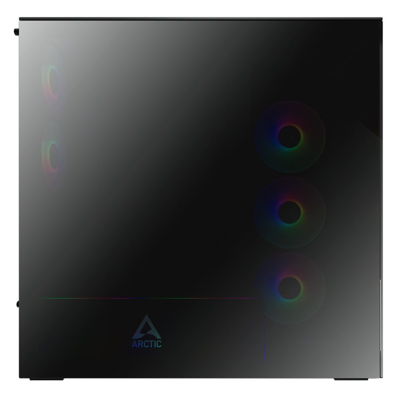 ARCTIC Xtender Mirror PC-Gehäuse, E-ATX, RGB, Tempered Glass - schwarz, verspiegelt
