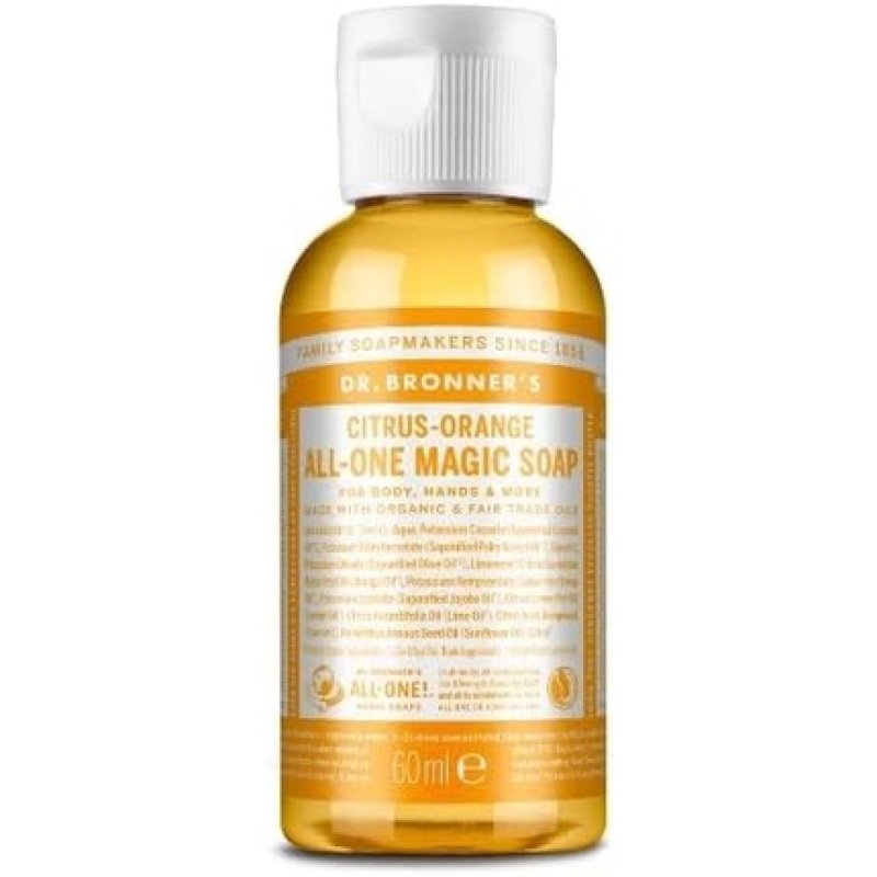 Dr. Bronner's Citrus Liquid Soap 60ml 60g