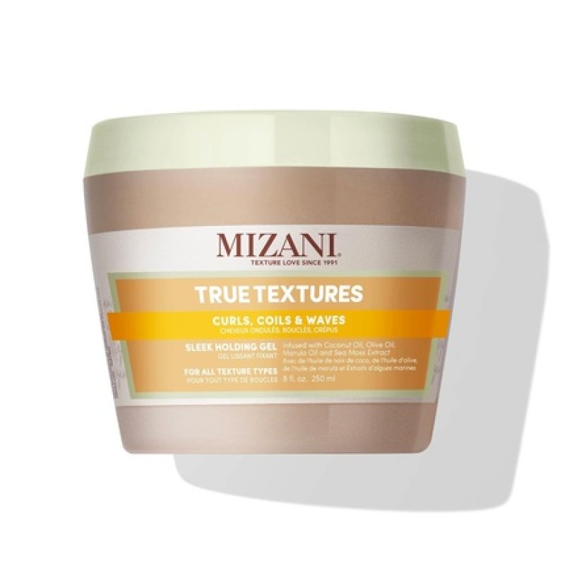 Mizani True Textures Sleek Holding Gel Firm Hold Hair Gel Flexible Flake