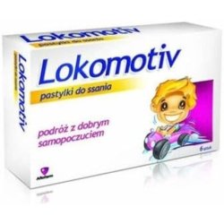 Aflofarm Lokomotiv Prevents Discomfort while Traveling 6 Lozenges