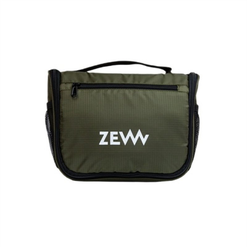 Zew For Men Olive Cosmetic Bag