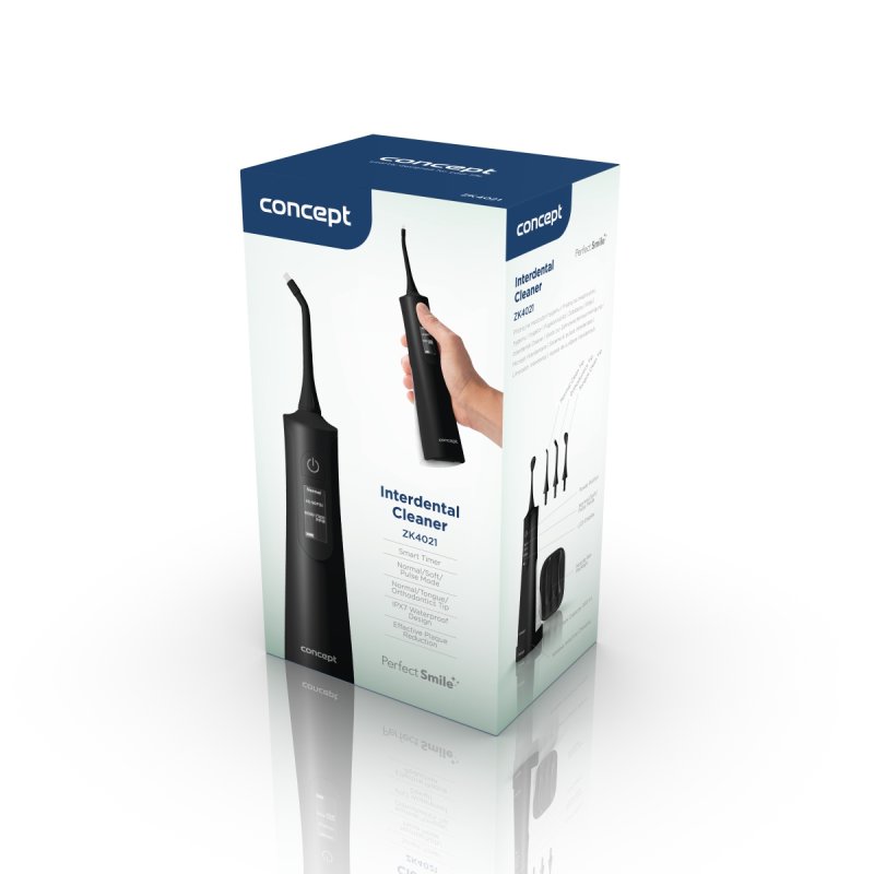 Concept Hausgerate Zk4021 Oral Irrigator With Charging Station, 3-Stage