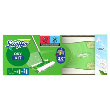 Swiffer Starter Kit Floor With 4 Dry And 4 Wet Cloths