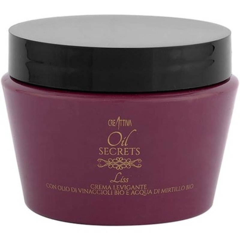 Creattiva Oil Secrets Liss Smoothing Cream 250ml Anti Frizz Mask