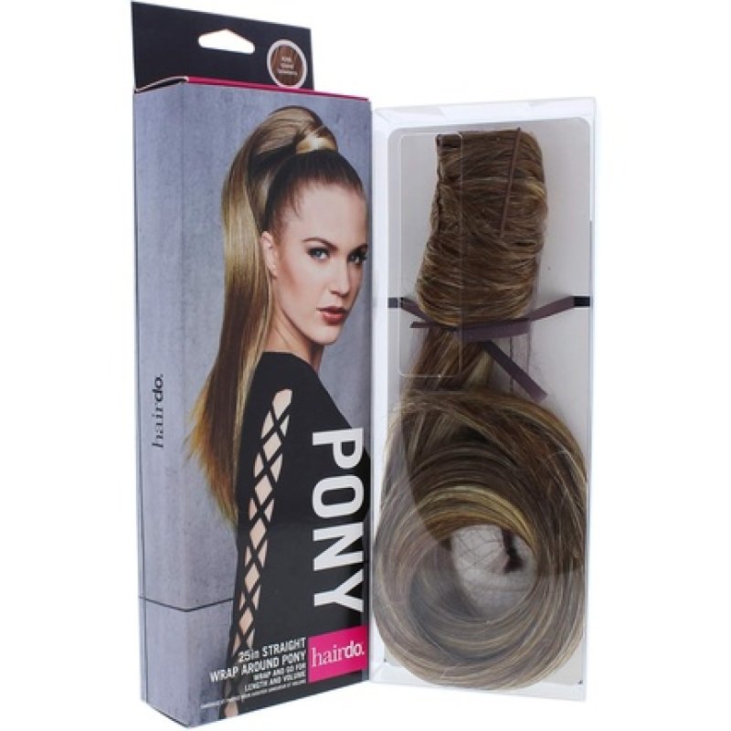Straight Wrap Around Ponytail R29s Glazed Strawberry by Hairdo for Women 25 Inch