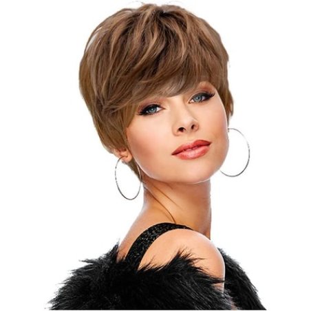 Hairdo Sweet Pixie Warm Blonde Wig with Brown Root