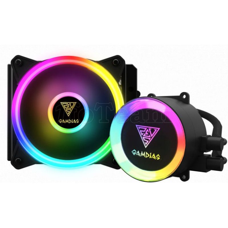 Kit Watercooling Gamdias Chione E2-120 Lite aRGB (Noir)