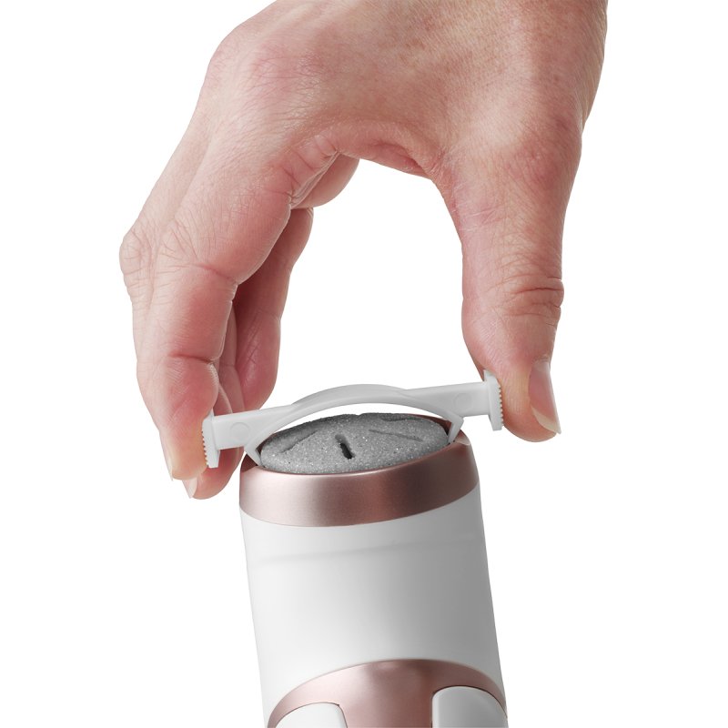 Concept PN3000 appareil de soins des pieds Foot pumice Or rose, Blanc