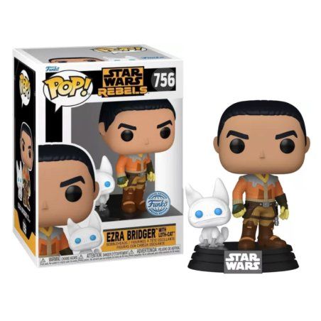 STAR WARS REBELS - POP & Buddy N° 756 - Ezra avec Loth-cat