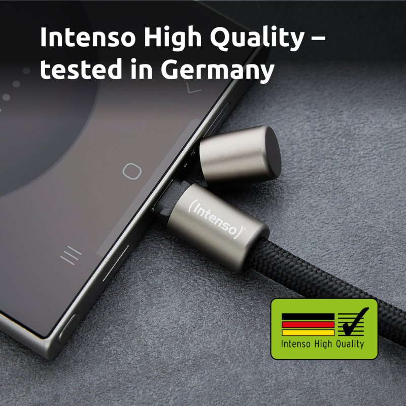 Intenso® Cell Phone Charging Lanyard black