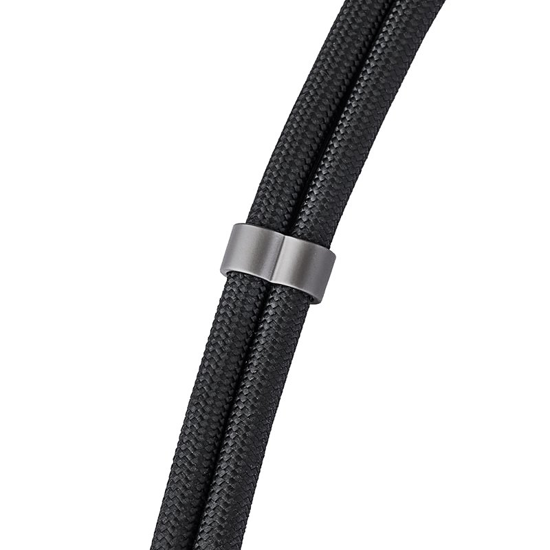 Intenso USB-C Charging Lanyard – Phone Necklace Cable, 60W Fast Charging, Adjustable Length, 1.65 m Nylon, USB-C to