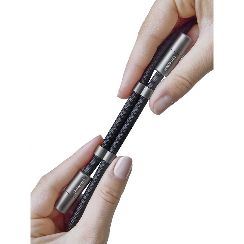 Intenso® Cell Phone Charging Lanyard black