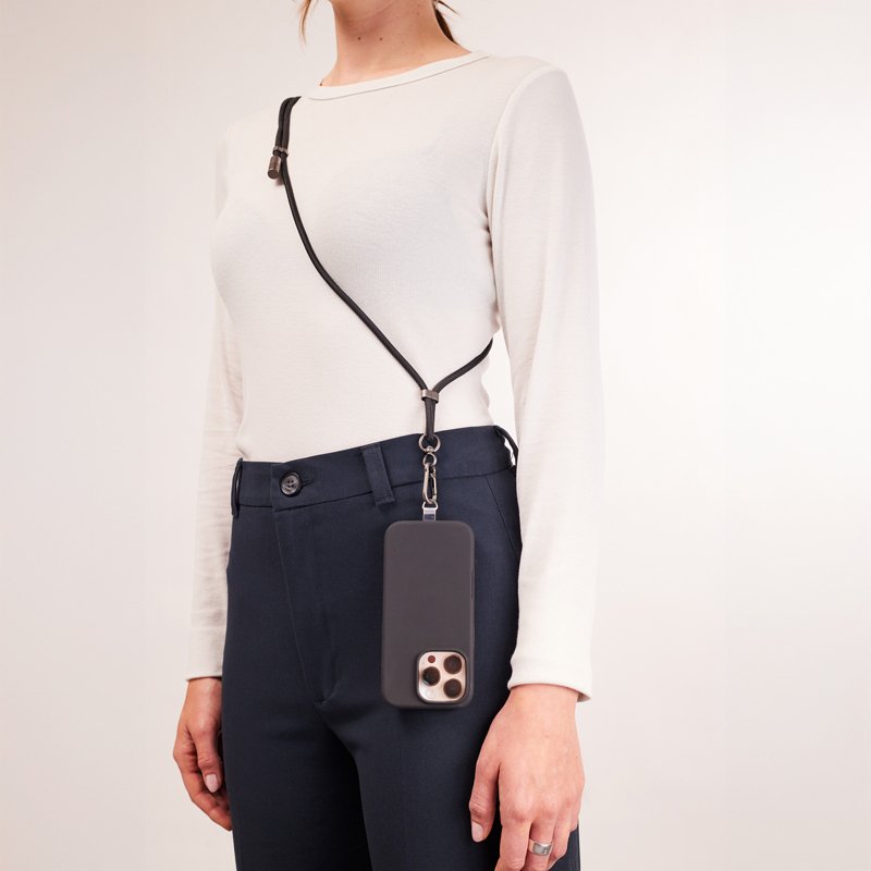 Intenso Lanière de Charge USB-C – Collier Câble pour Smartphone, Charge Rapide 60W, Longueur Réglable, 1,65 m