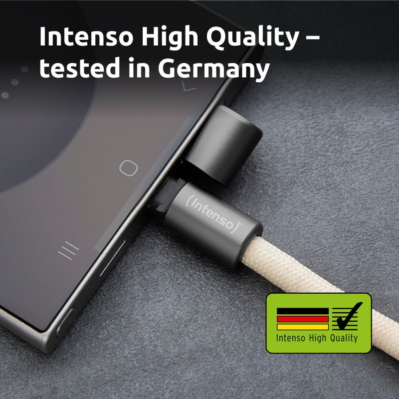 Intenso® Cell Phone Charging Lanyard - beige