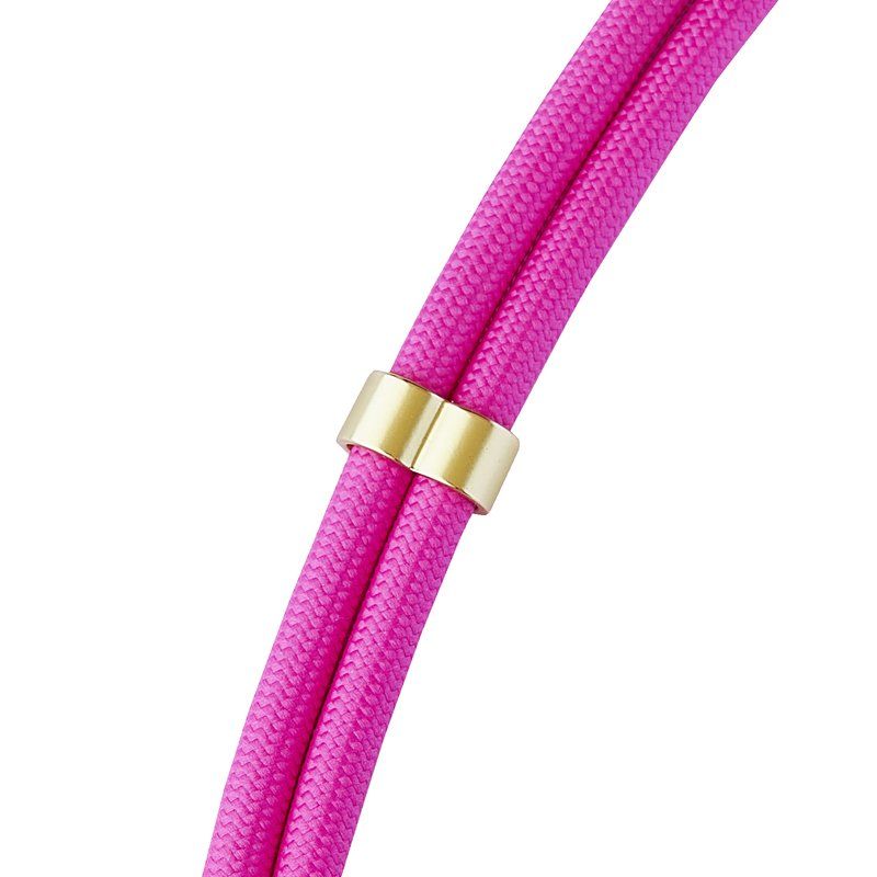 Intenso® Cell Phone Charging Lanyard - neon pink