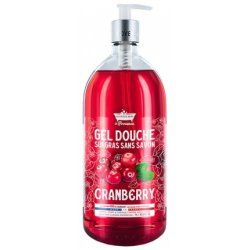 Les Petits Bains De Provence Cranberry Shower Gel 1L - Gentle and Superfatted