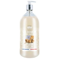 Shower Gel Fleur De Lin 1L - Les Petits Bains De Provence Moisture-Saving