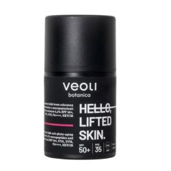 Veoli Botanica Hello Lifted Skin Broad Spectrum Lightweight Protective Cream With Neuropeptides And Ferulic Acid Spf50