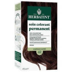 Herbatint Permanent Color Care 170ml Hair Color 4R Copper Chestnut