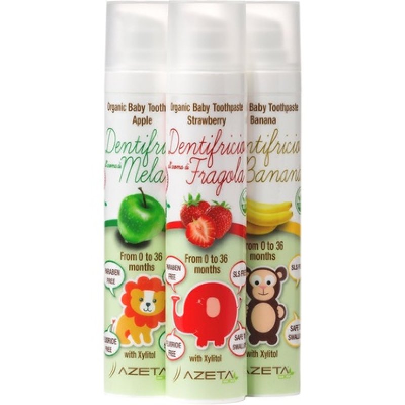 Raspberry Flavored Children's Toothpaste Organic Vegan for Ages 3 to 7 - SLS Free