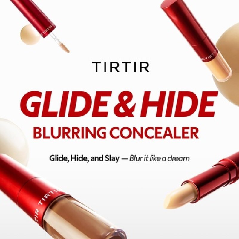 Tirtir Glide & Hide Blurring Concealer Creamy Texture Conceals Dark Circles