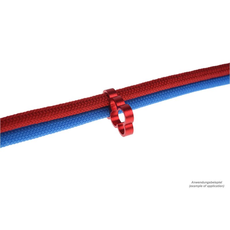 Alphacool Eiskamm Alu X6 - 4mm red - 4 pcs